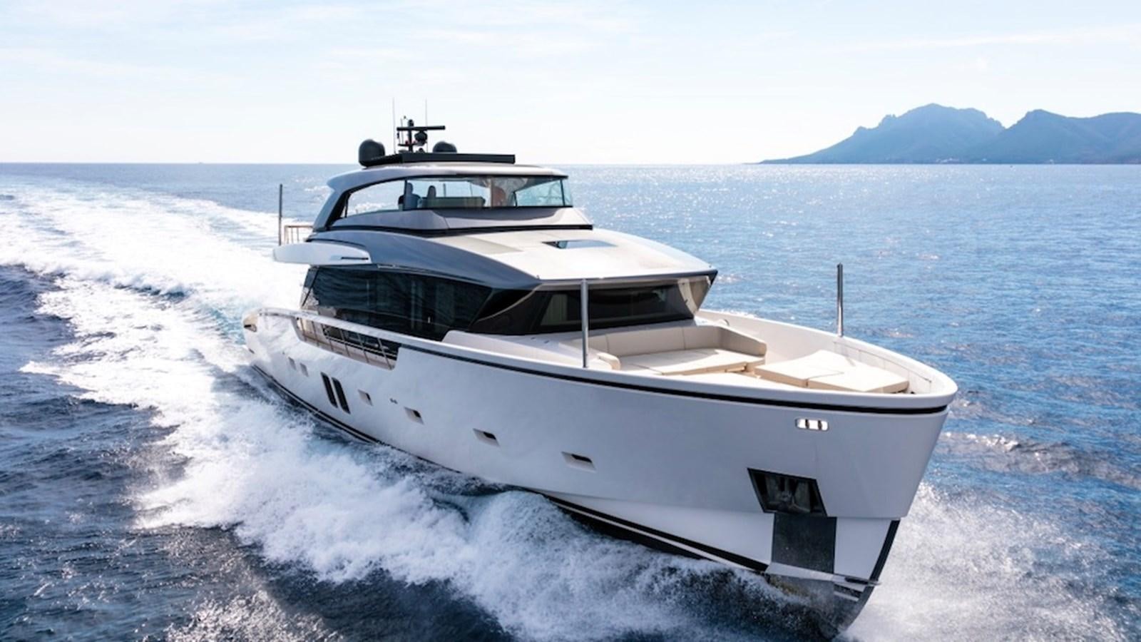 a boat on the water aboard SANLORENZO SL86/678 Yacht for Sale