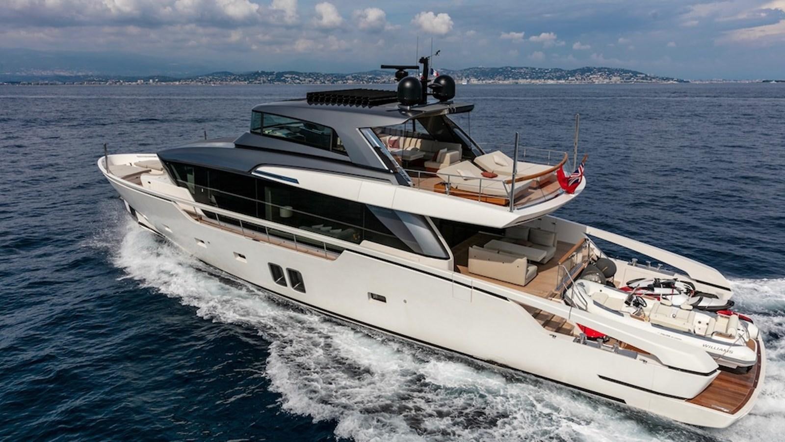 a boat on the water aboard SANLORENZO SL86/678 Yacht for Sale