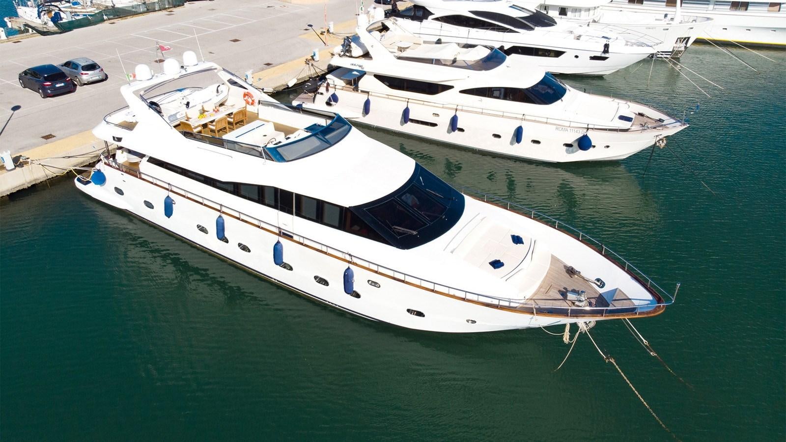 a couple of boats docked aboard FIRST LADY II Yacht for Sale