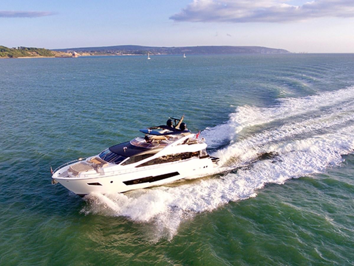 a boat on the water aboard LADY O Yacht for Sale