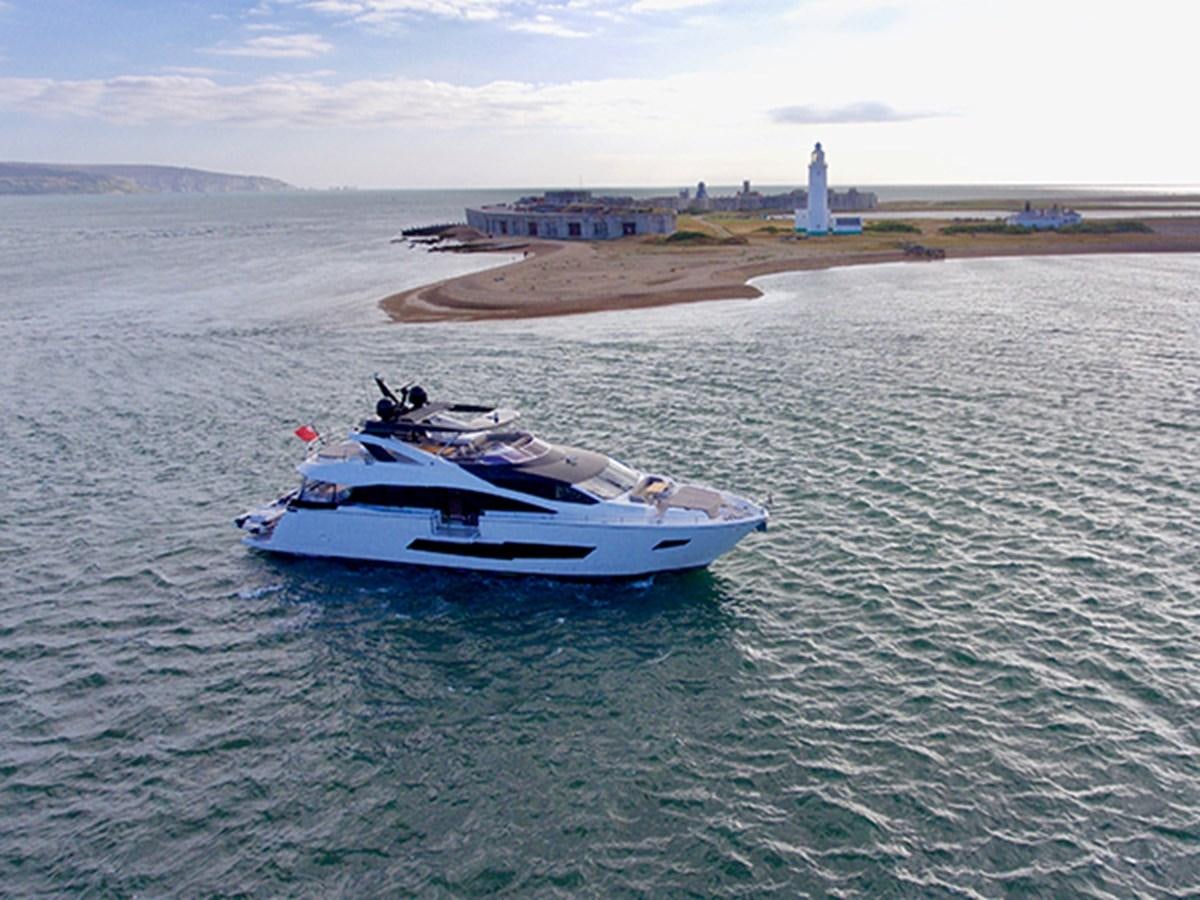a boat in the water aboard LADY O Yacht for Sale