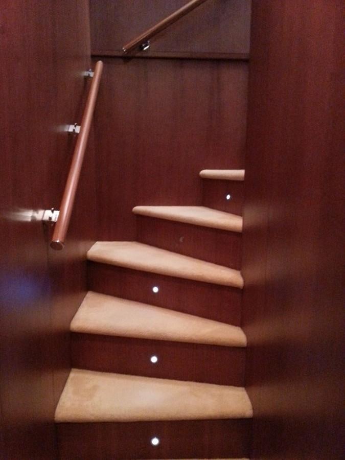 a toilet seat with a pipe aboard MY JAYA Yacht for Sale