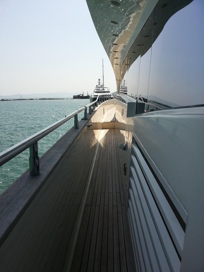 a boat on the water aboard MY JAYA Yacht for Sale