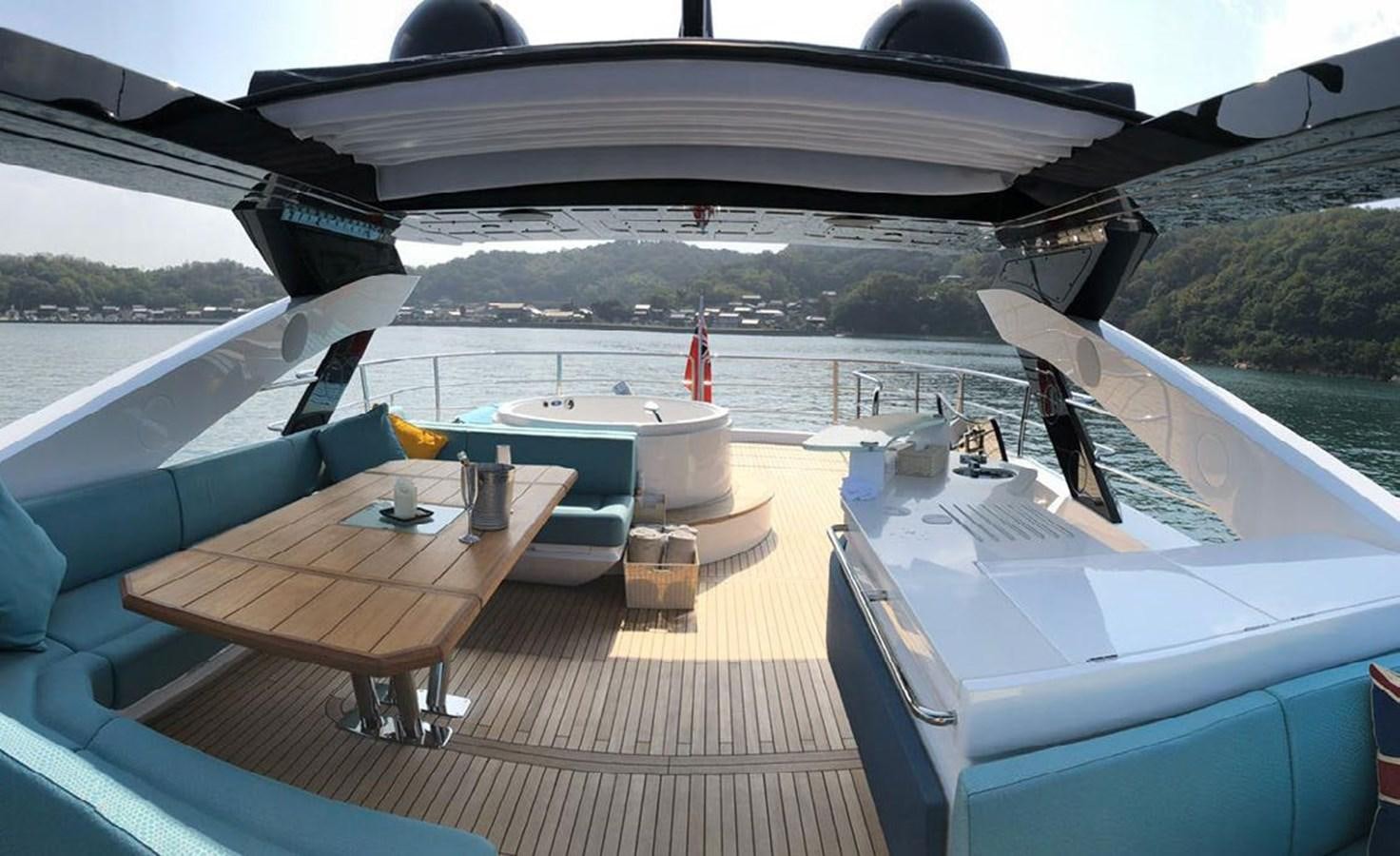 a boat on the water aboard SKYE Yacht for Sale