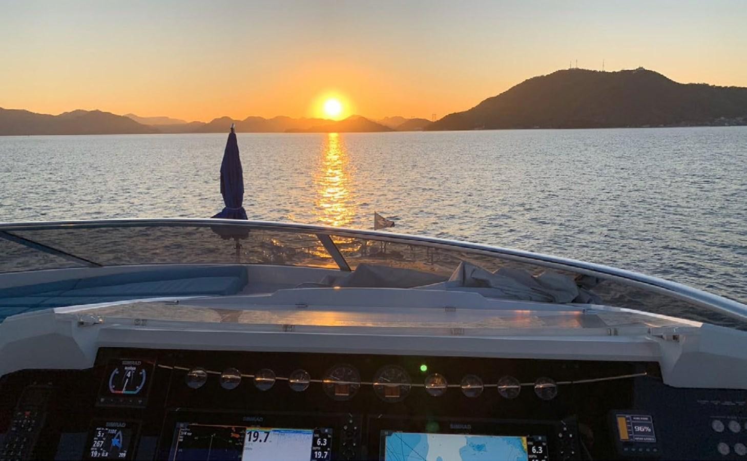 a boat on the water aboard SKYE Yacht for Sale