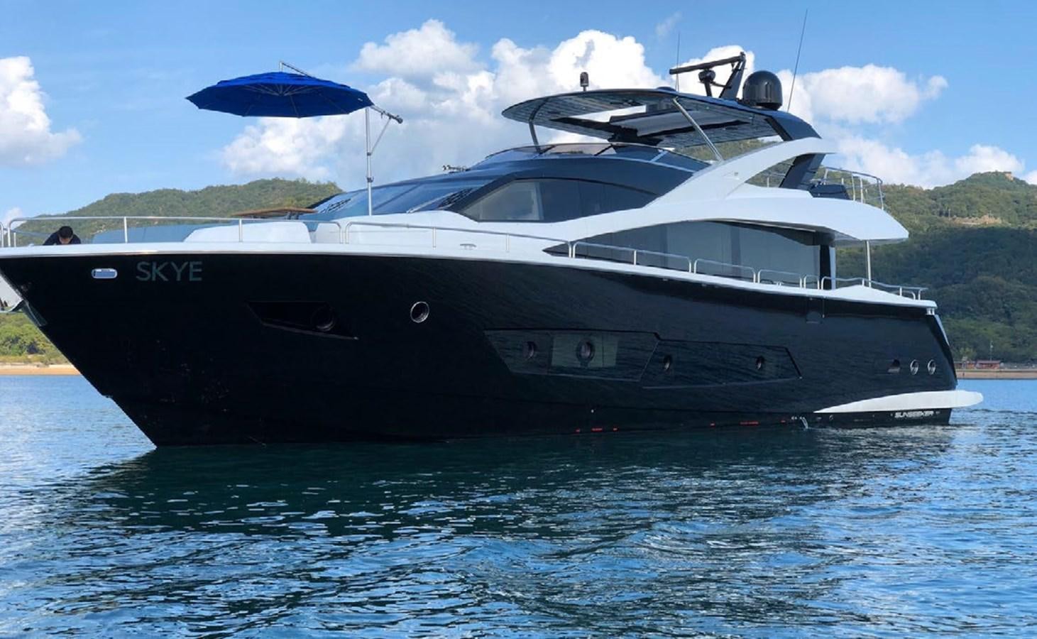 a boat on the water aboard SKYE Yacht for Sale