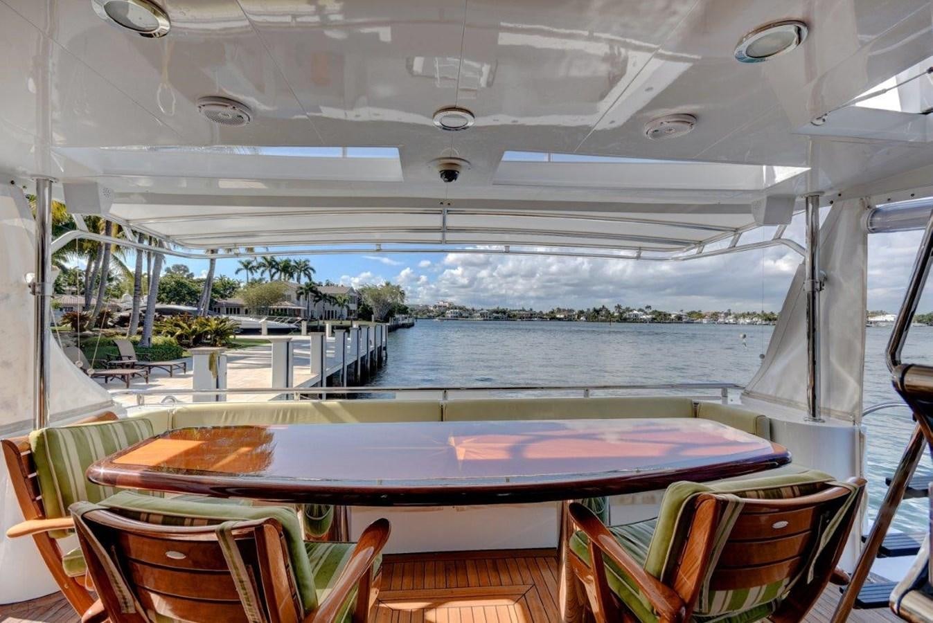 a boat with a large body of water in the background aboard SPHEREFISH Yacht for Sale
