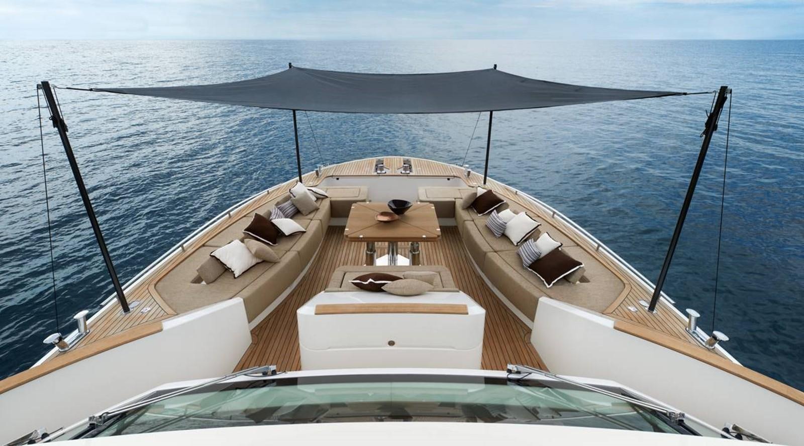 a boat on the water aboard MONTE CARLO YACHTS MCY 86 Yacht for Sale
