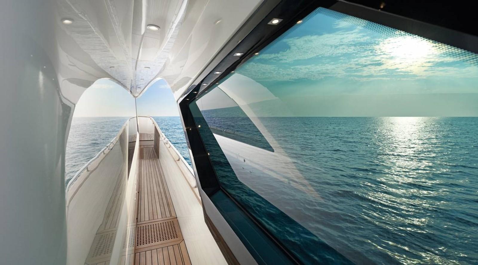 a boat on the water aboard MONTE CARLO YACHTS MCY 86 Yacht for Sale