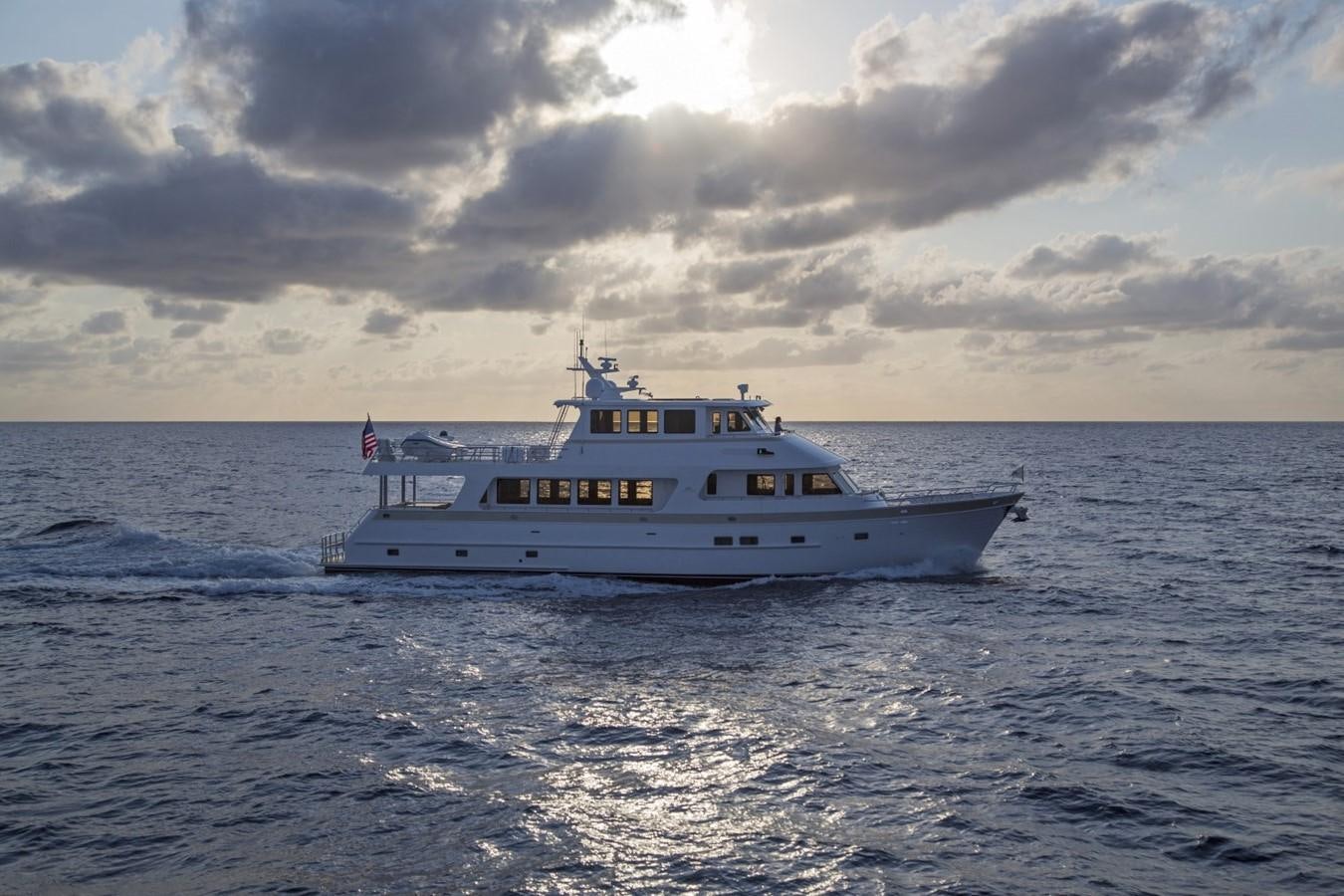 a boat in the water aboard 860 DBMY Yacht for Sale