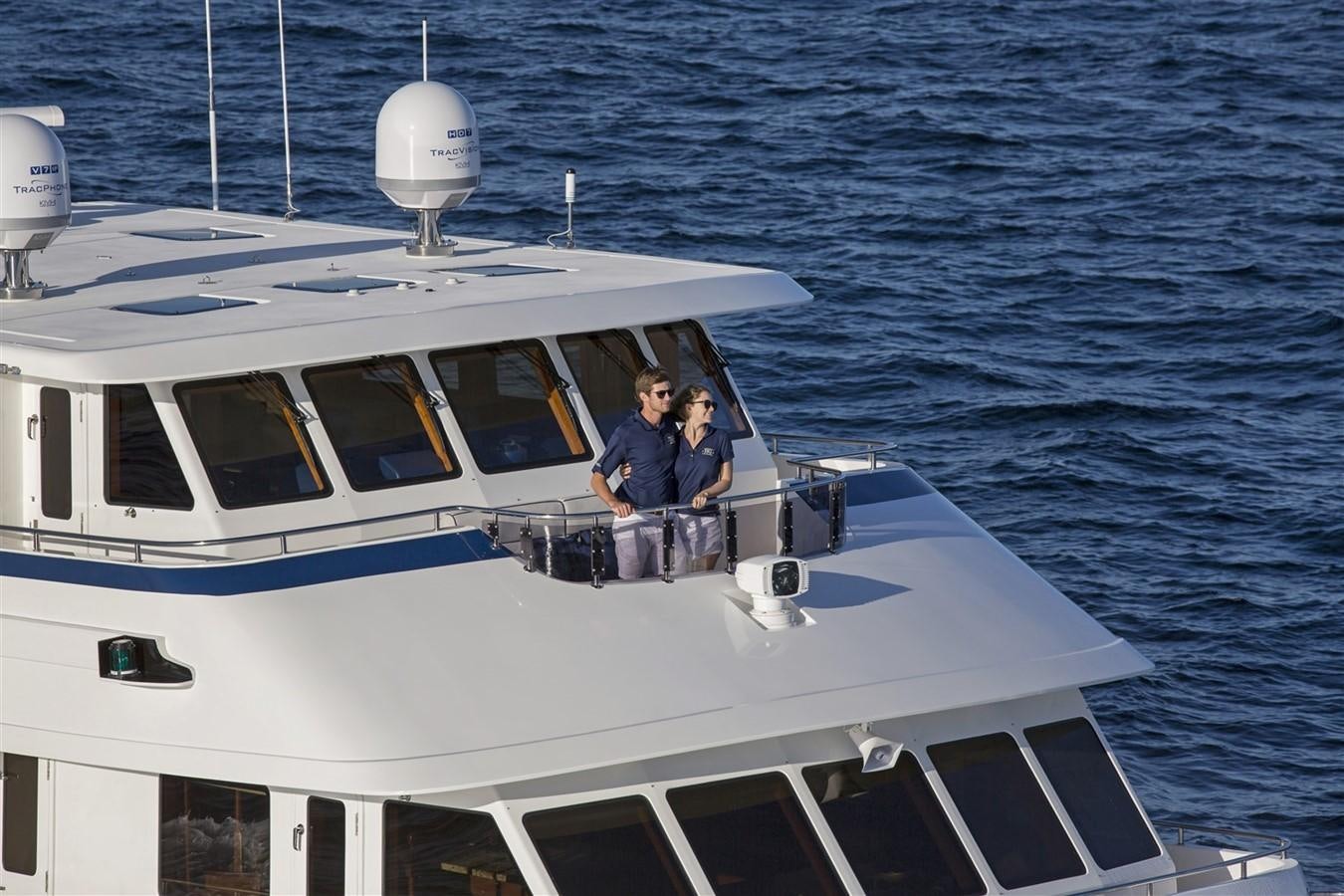 two men on a boat aboard 860 DBMY Yacht for Sale