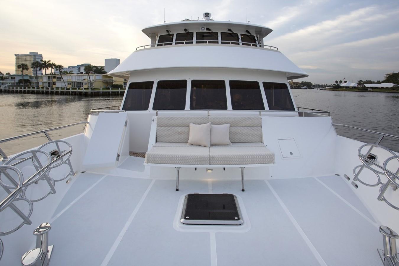 a boat on the water aboard 860 DBMY Yacht for Sale