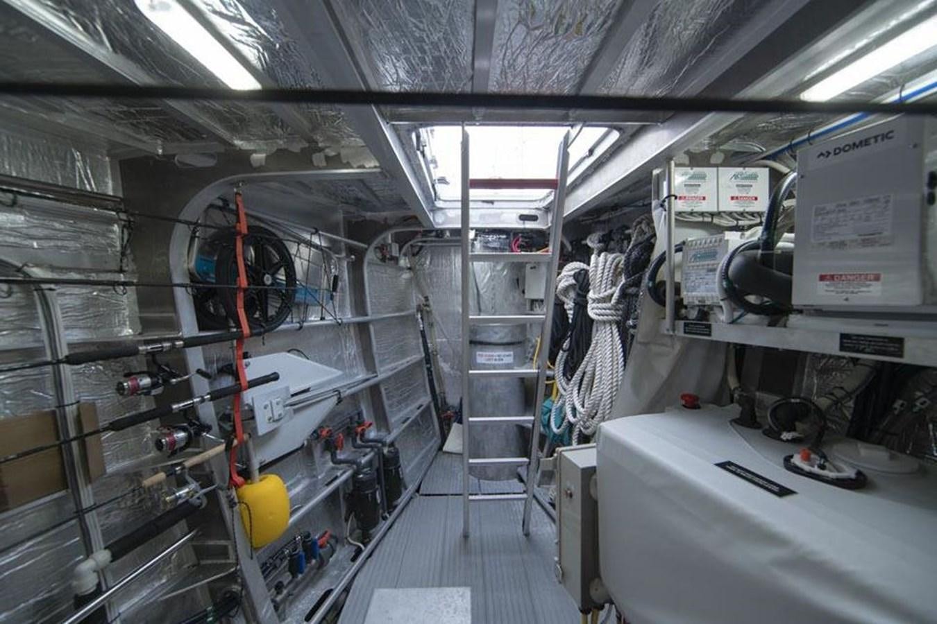 a room with machinery aboard IRON LADY II Yacht for Sale