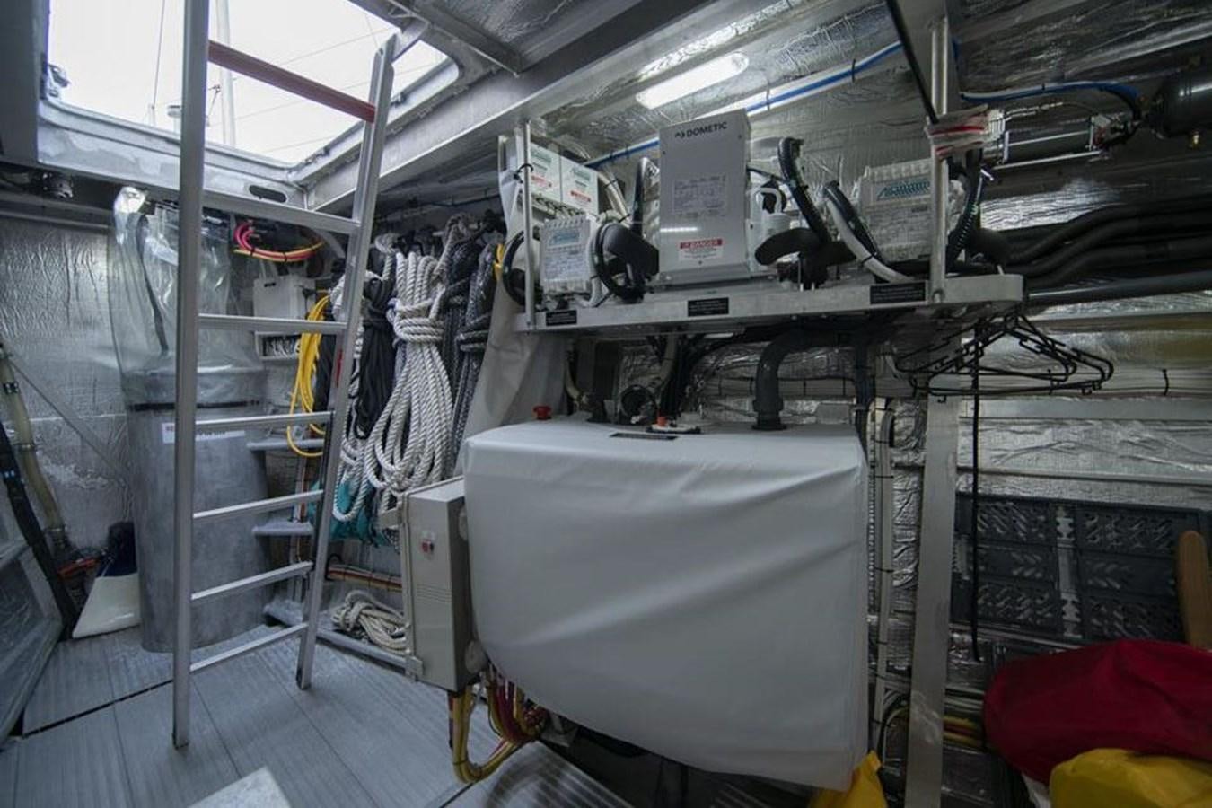 a room with machinery aboard IRON LADY II Yacht for Sale