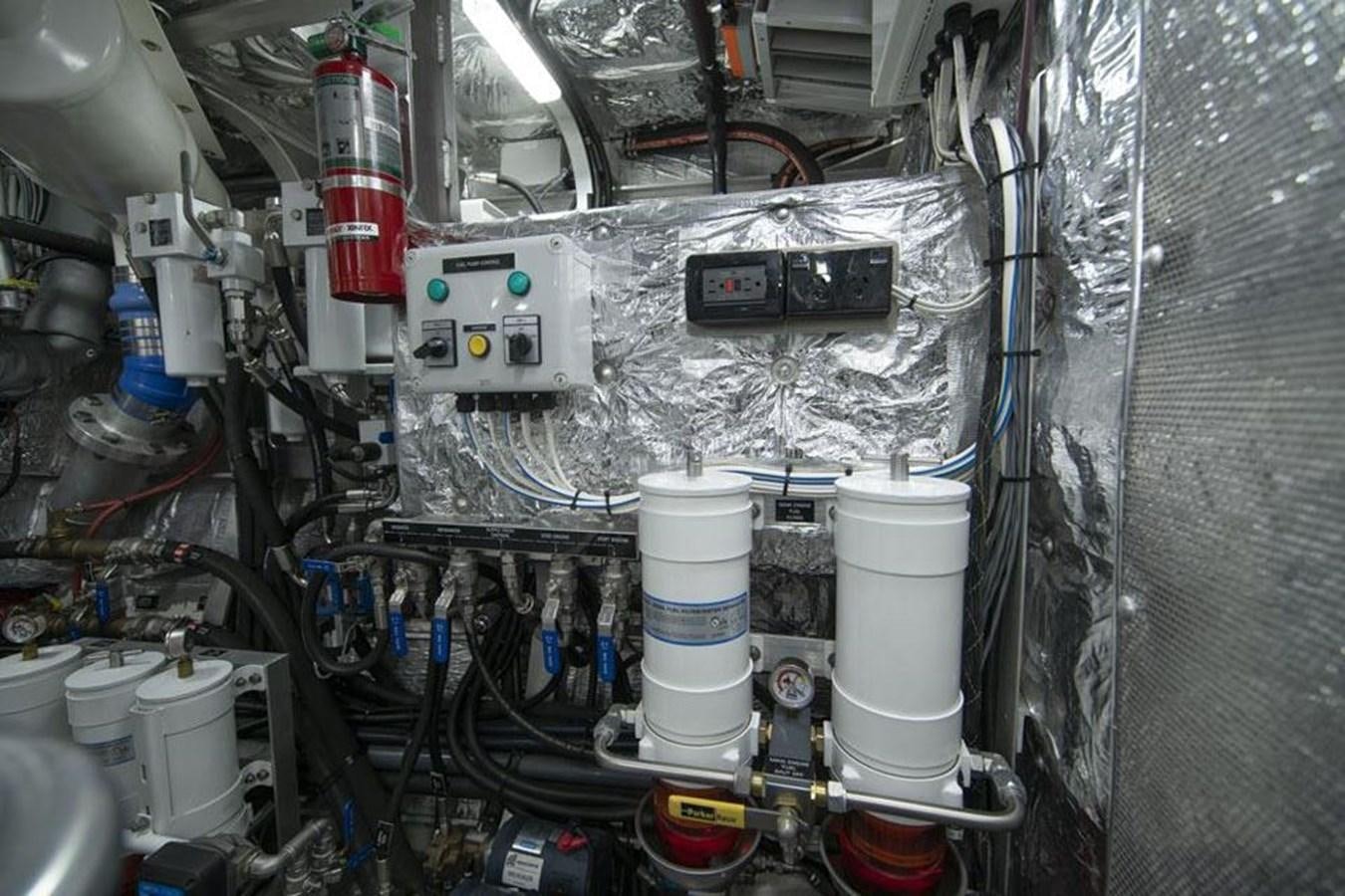 a machine with wires aboard IRON LADY II Yacht for Sale