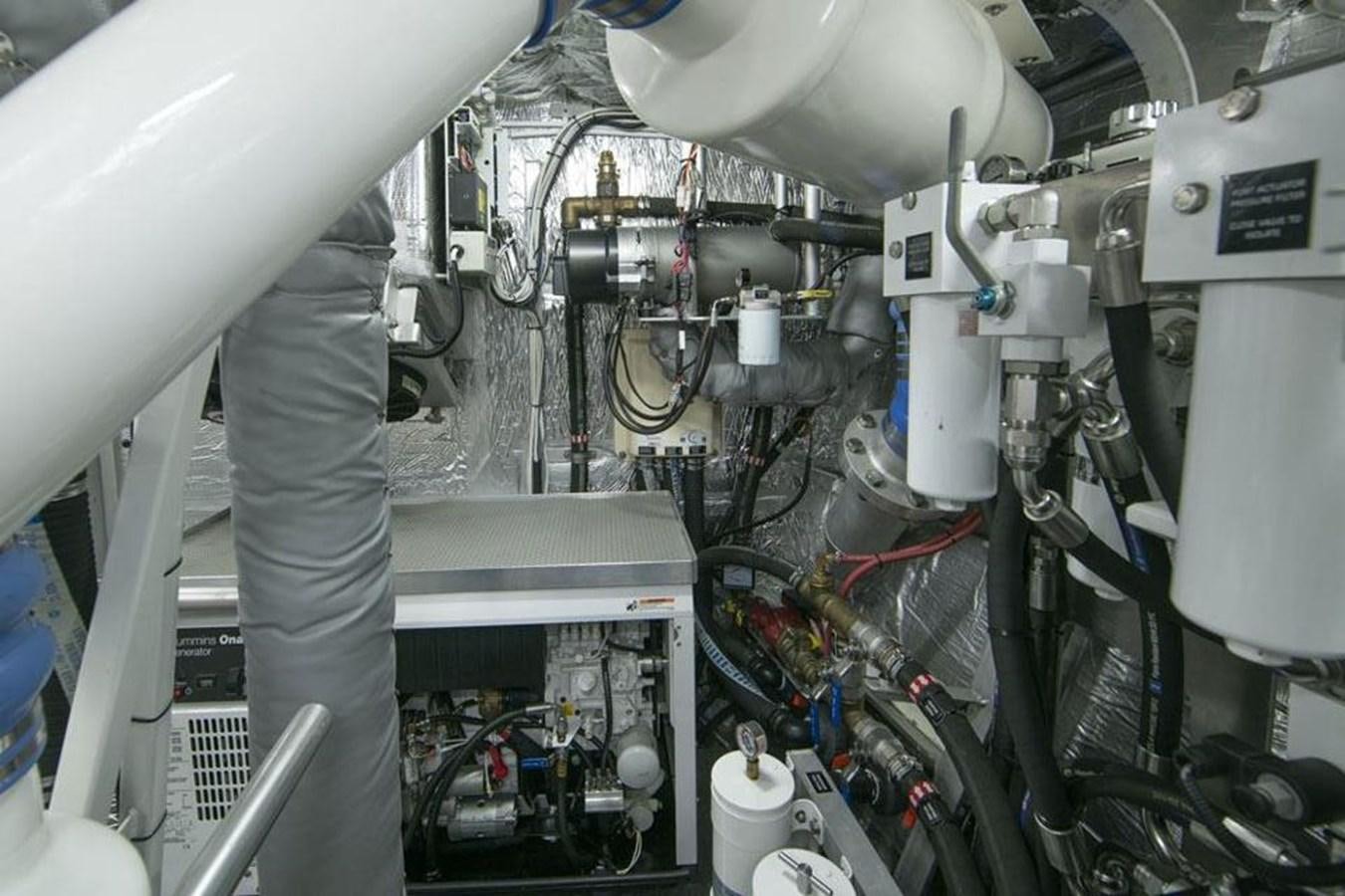 a close-up of a machine aboard IRON LADY II Yacht for Sale