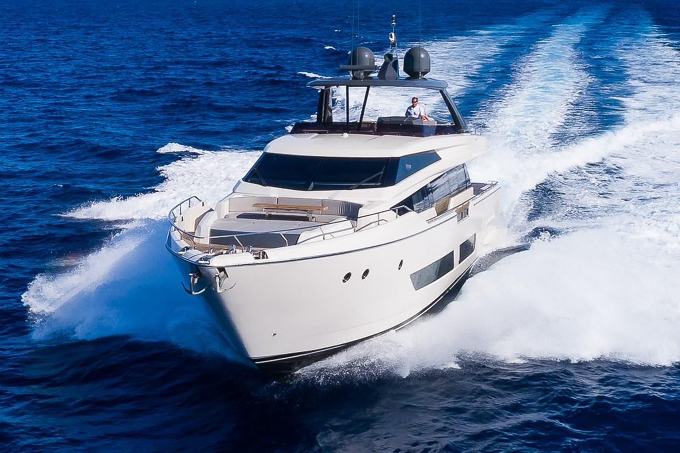 a boat on the water aboard ANASSA A Yacht for Sale