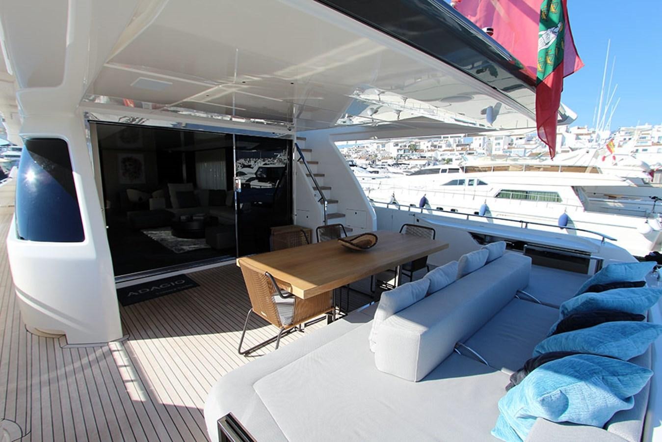 a boat on the water aboard ANASSA A Yacht for Sale