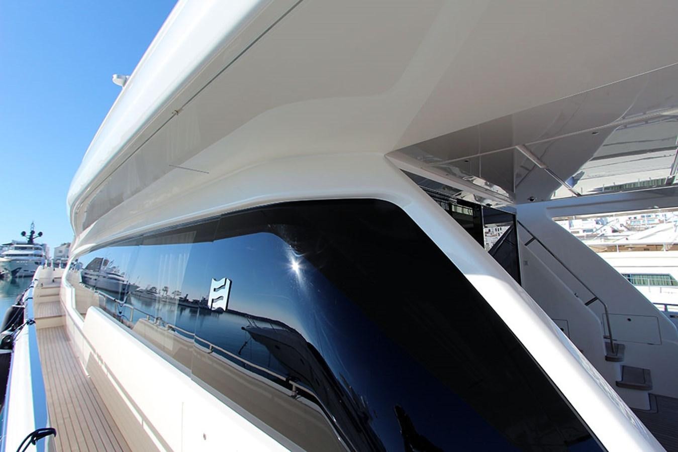a train on the tracks aboard ANASSA A Yacht for Sale