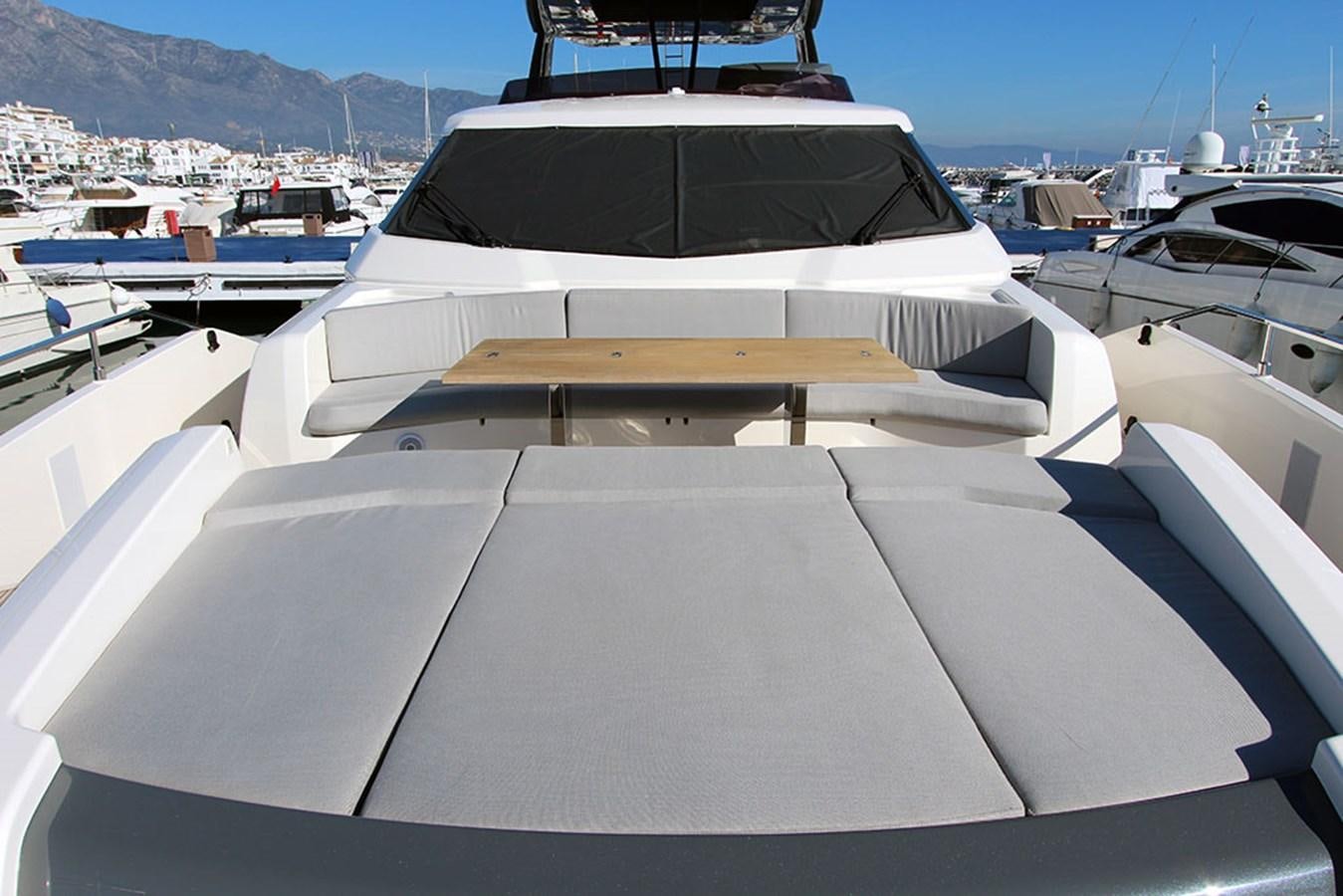 a boat with a wooden deck aboard ANASSA A Yacht for Sale