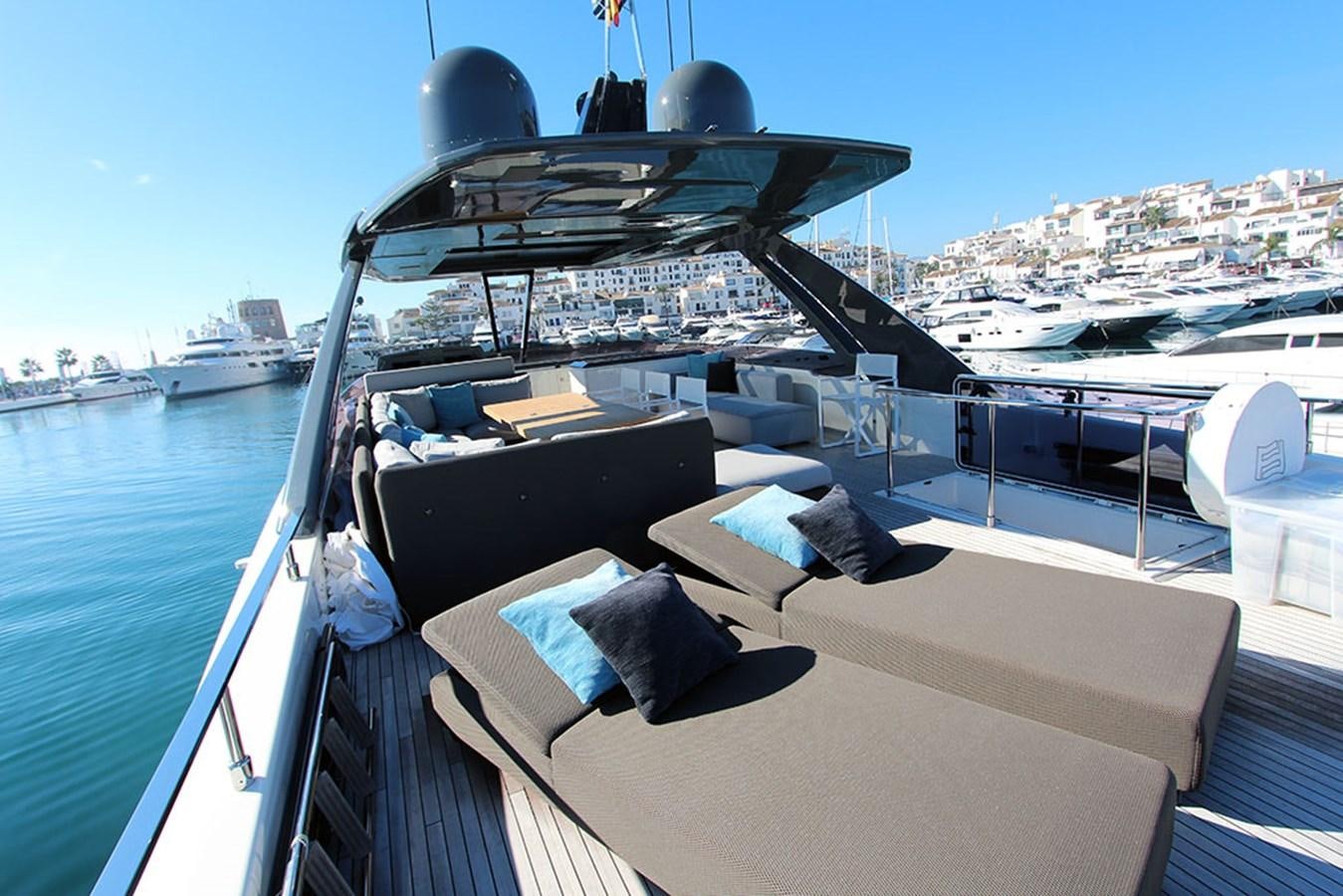 a boat on the water aboard ANASSA A Yacht for Sale