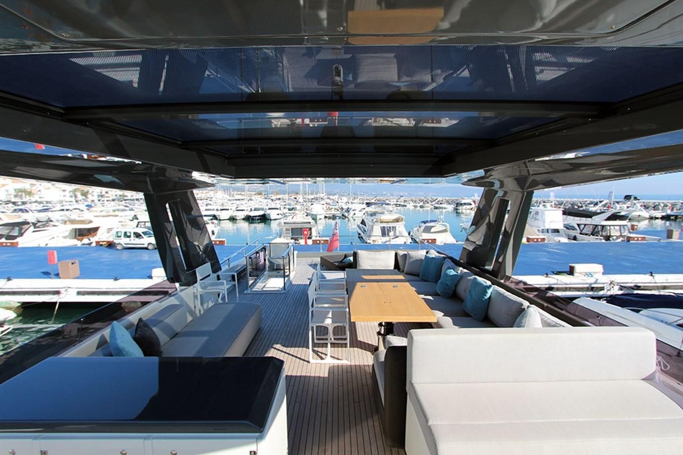 a deck of a boat aboard ANASSA A Yacht for Sale