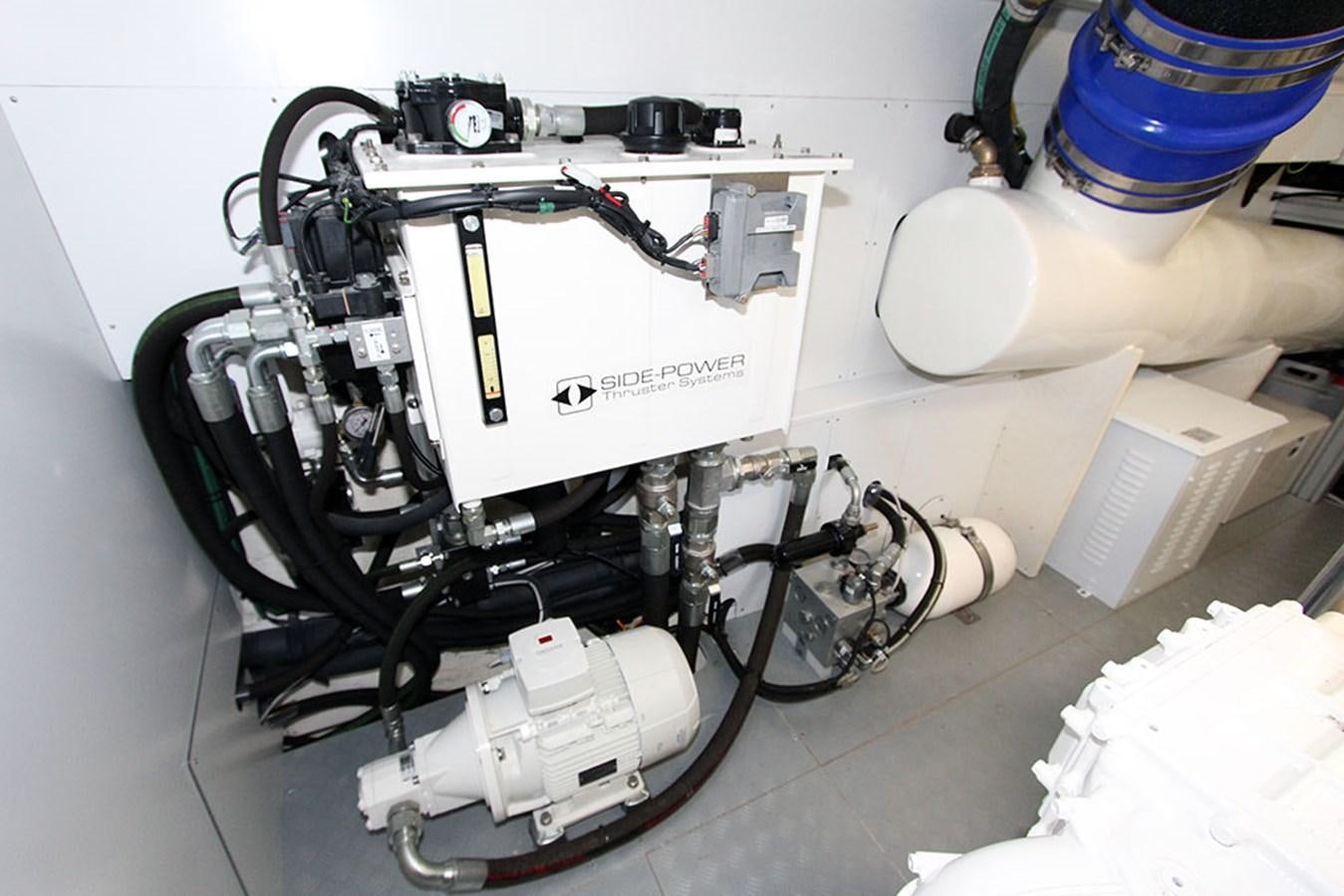 a machine with wires and a white box aboard ANASSA A Yacht for Sale