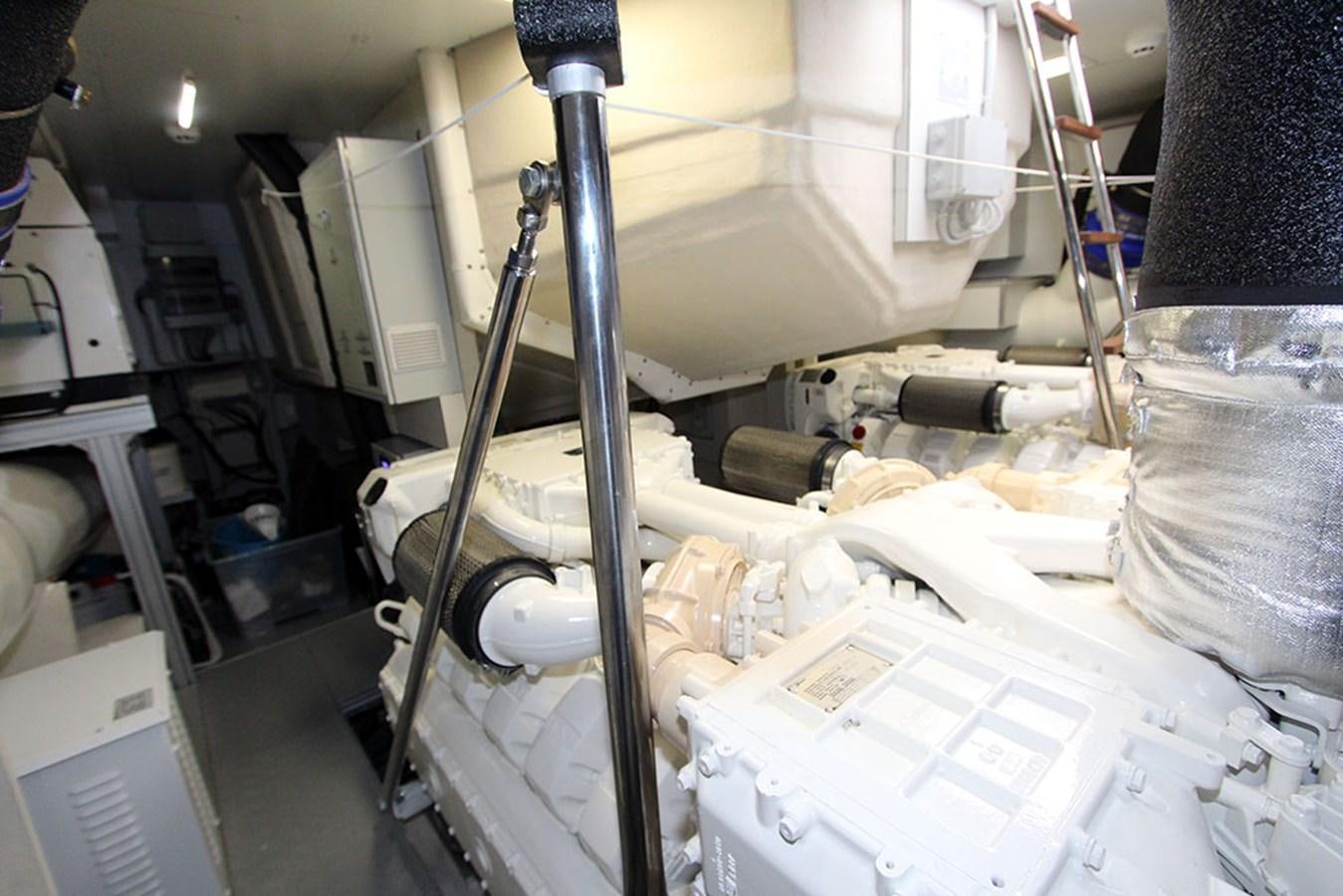 a machine with a large pipe aboard ANASSA A Yacht for Sale