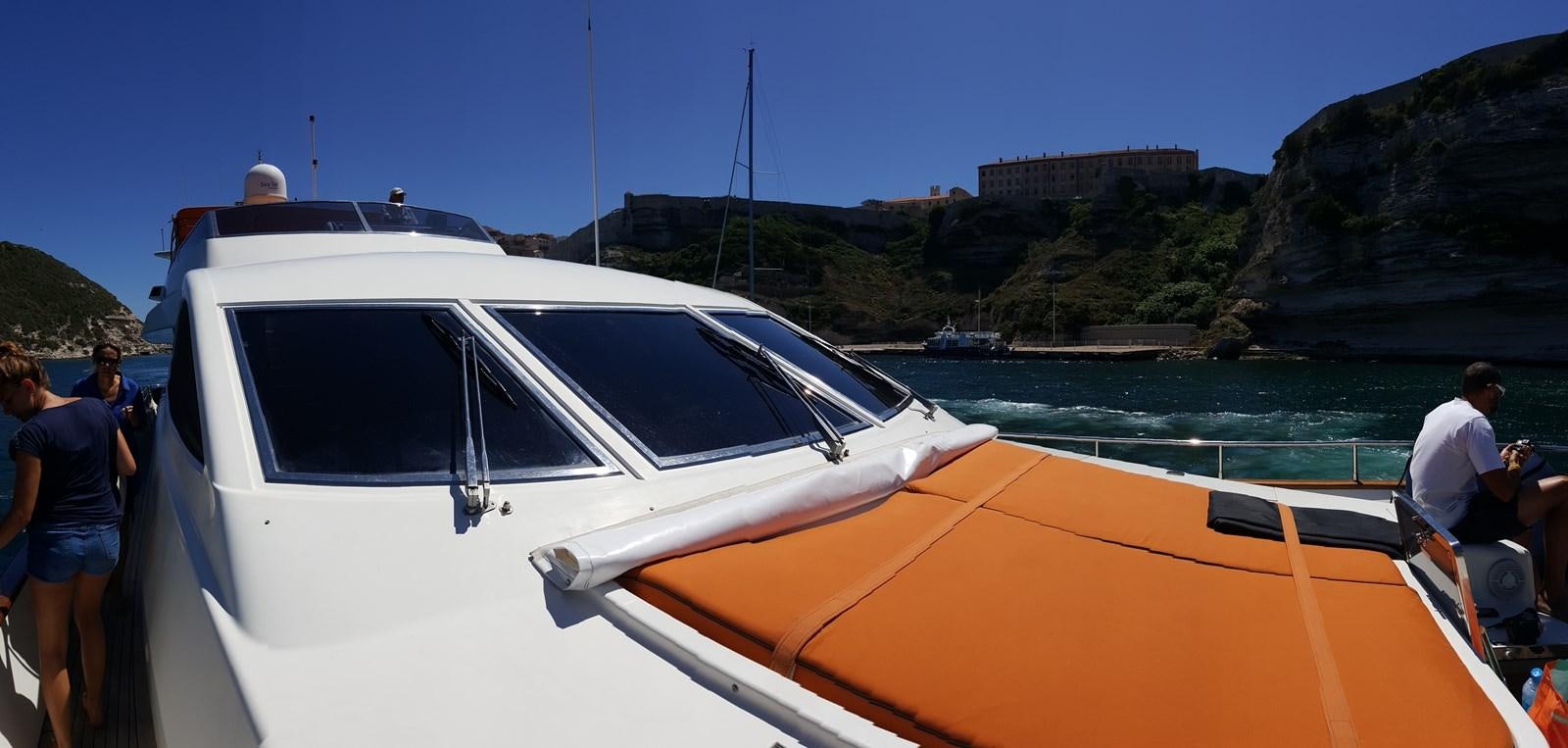 a boat on the water aboard BARON B Yacht for Sale