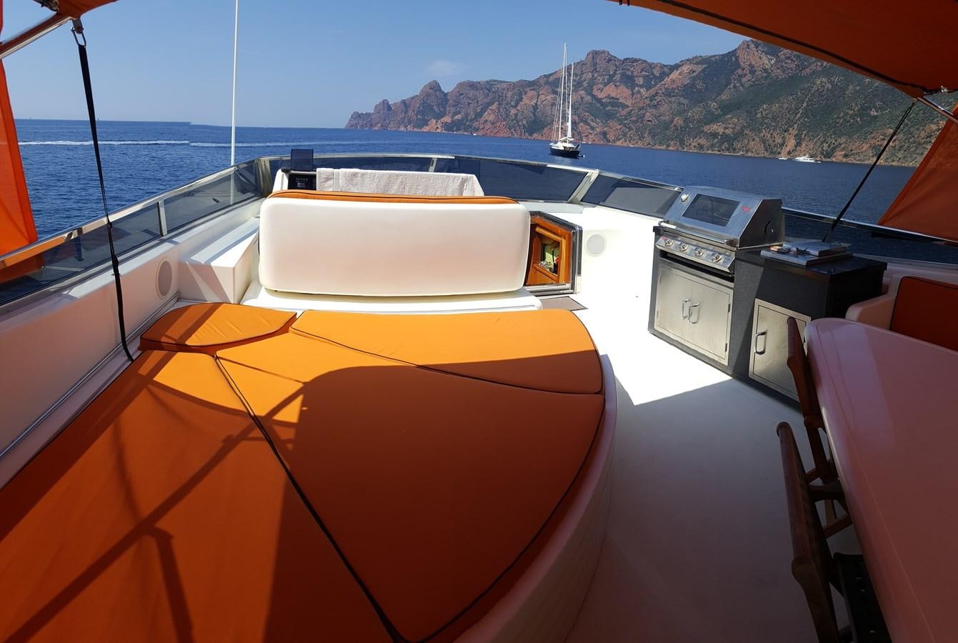 a boat on the water aboard BARON B Yacht for Sale