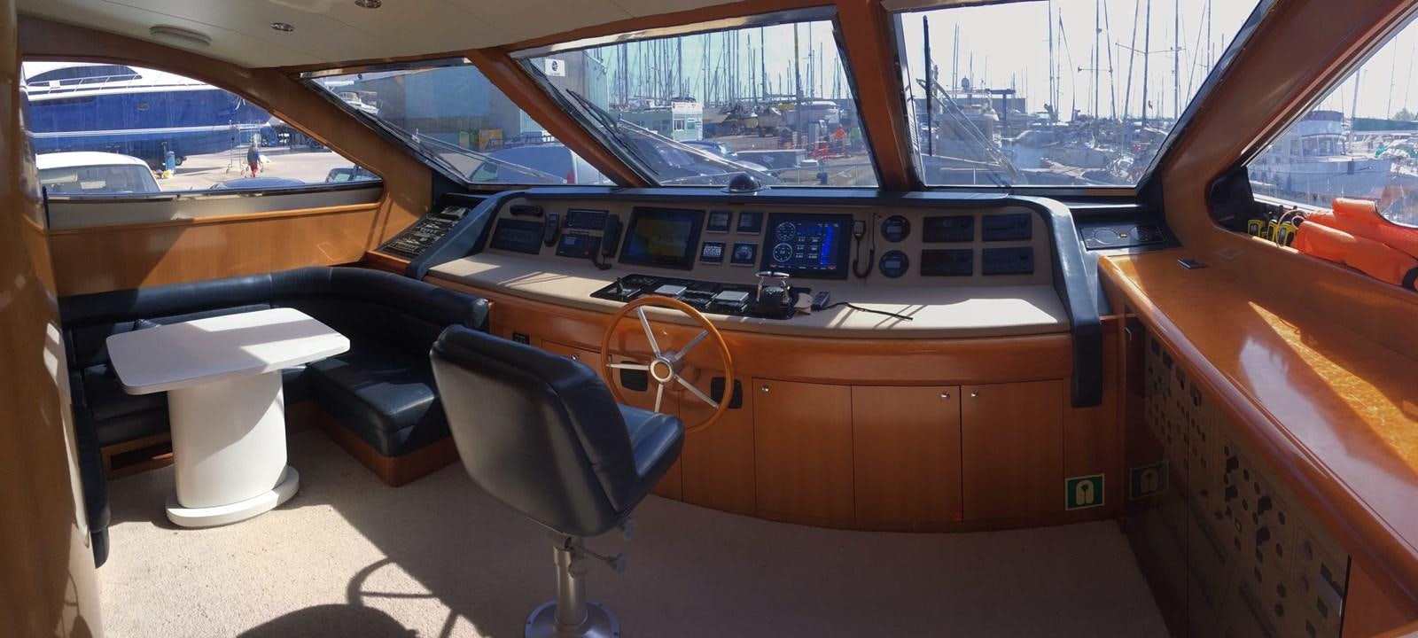 inside of a vehicle aboard BARON B Yacht for Sale