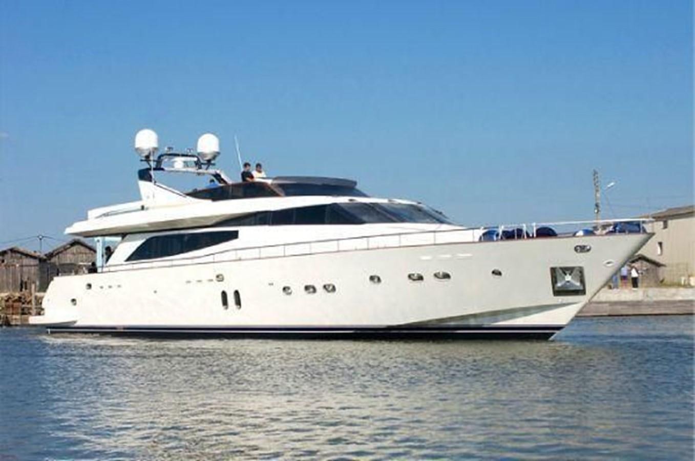 a large white yacht aboard BLUE DEEP Yacht for Sale