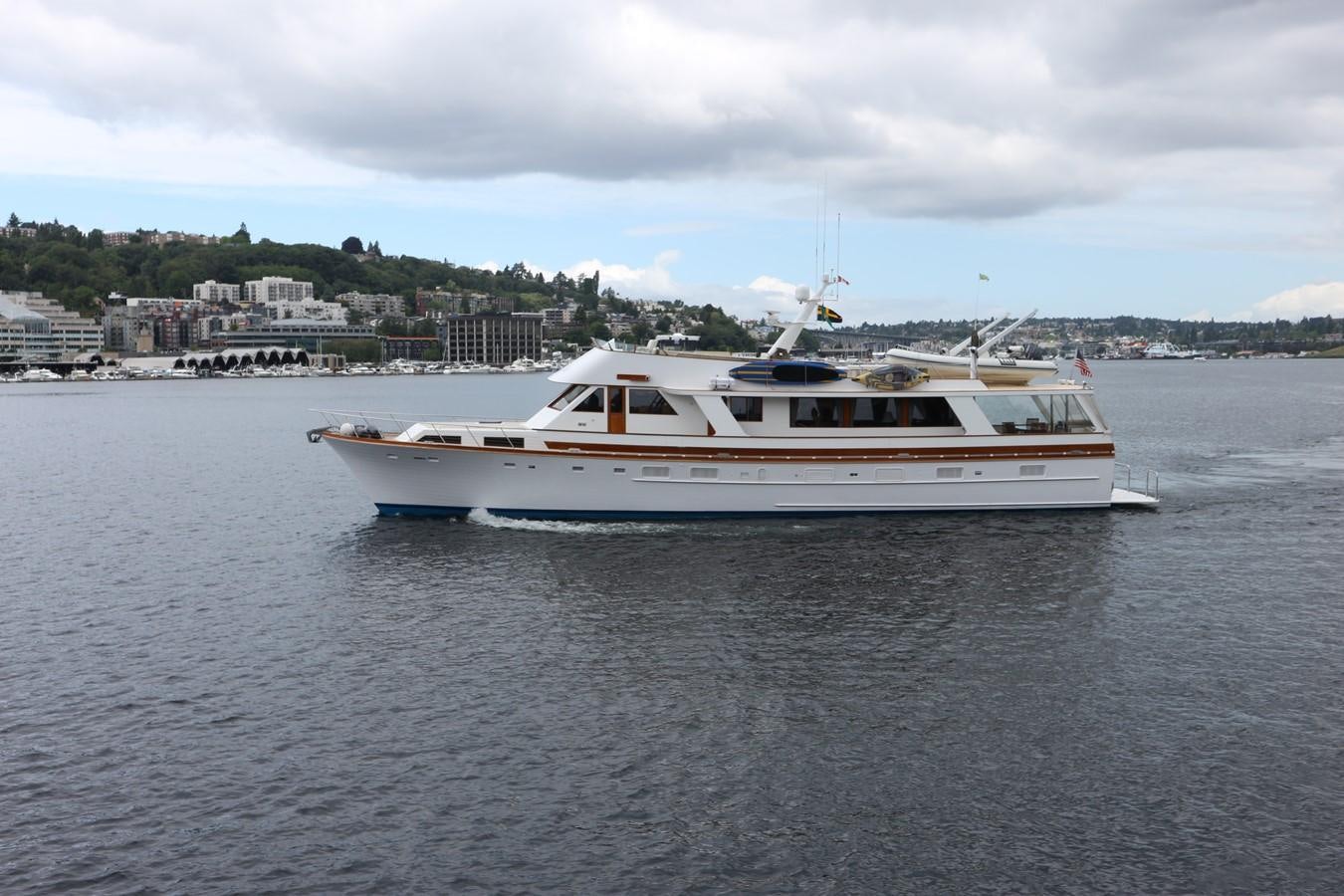 a boat in the water aboard GOLDEN EAGLE Yacht for Sale