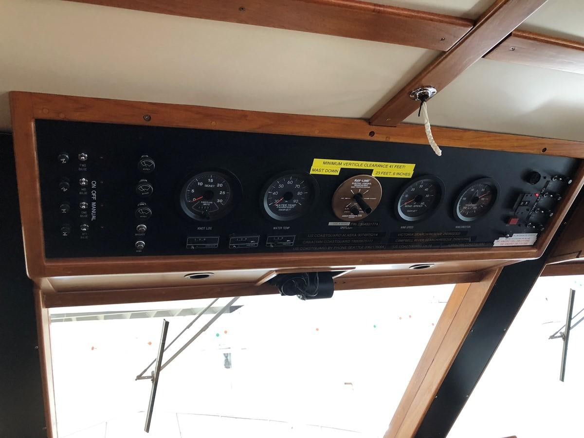 a radio on a shelf aboard GOLDEN EAGLE Yacht for Sale