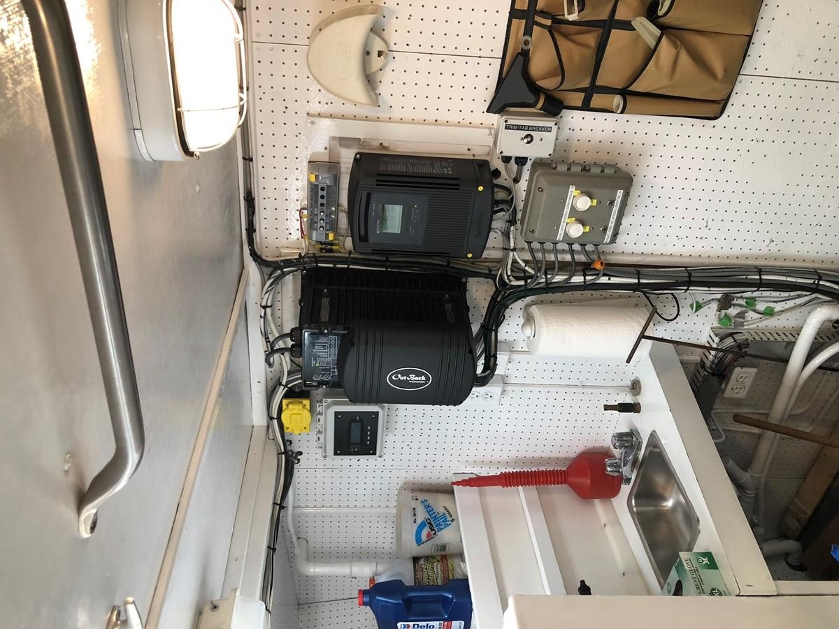 a machine with wires and a box aboard GOLDEN EAGLE Yacht for Sale