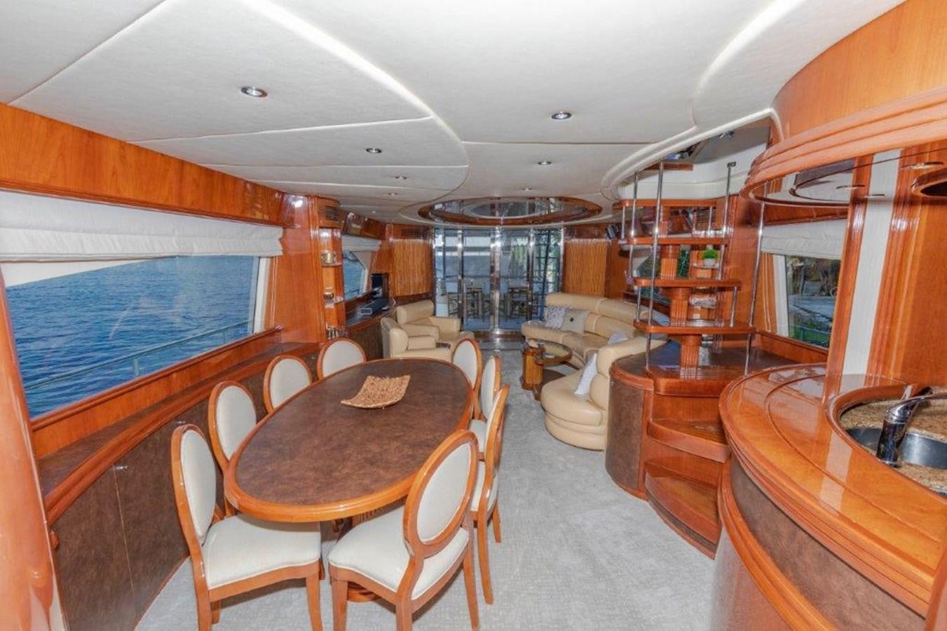 inside of a train aboard DAY DREAMIN' Yacht for Sale