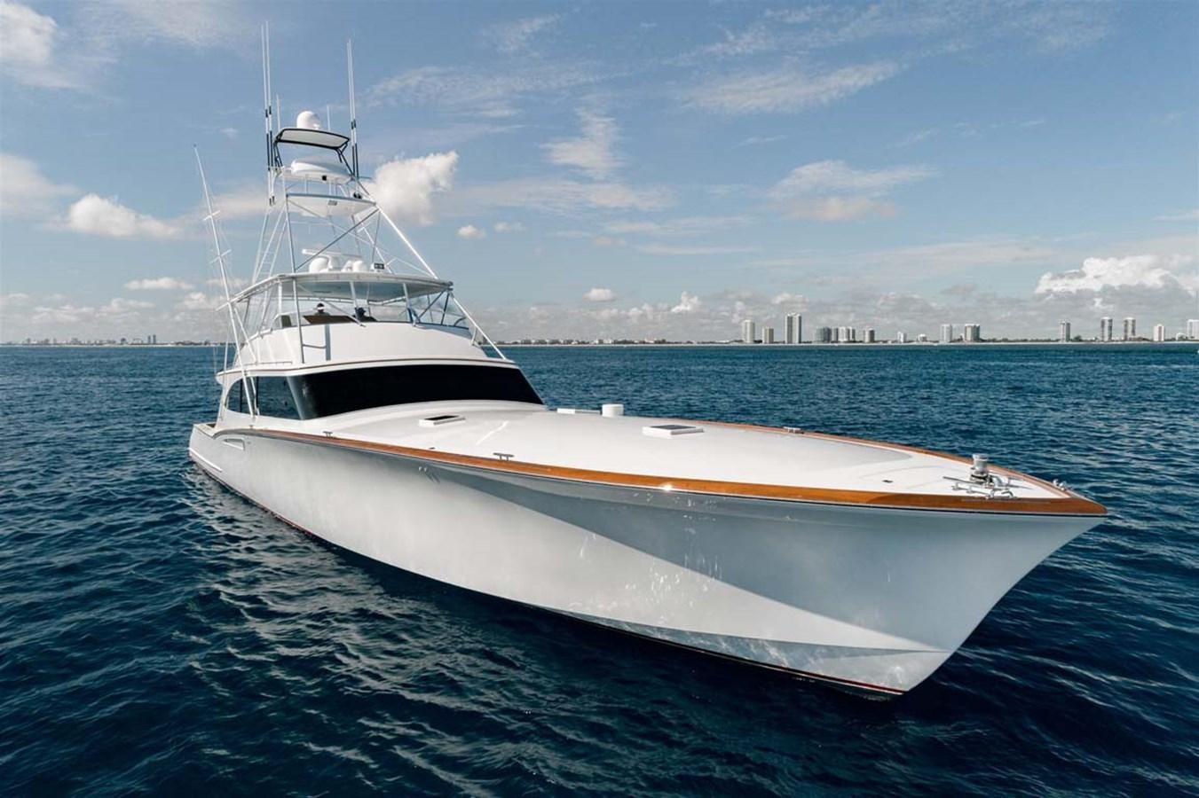 a white boat in the water aboard SILKY Yacht for Sale