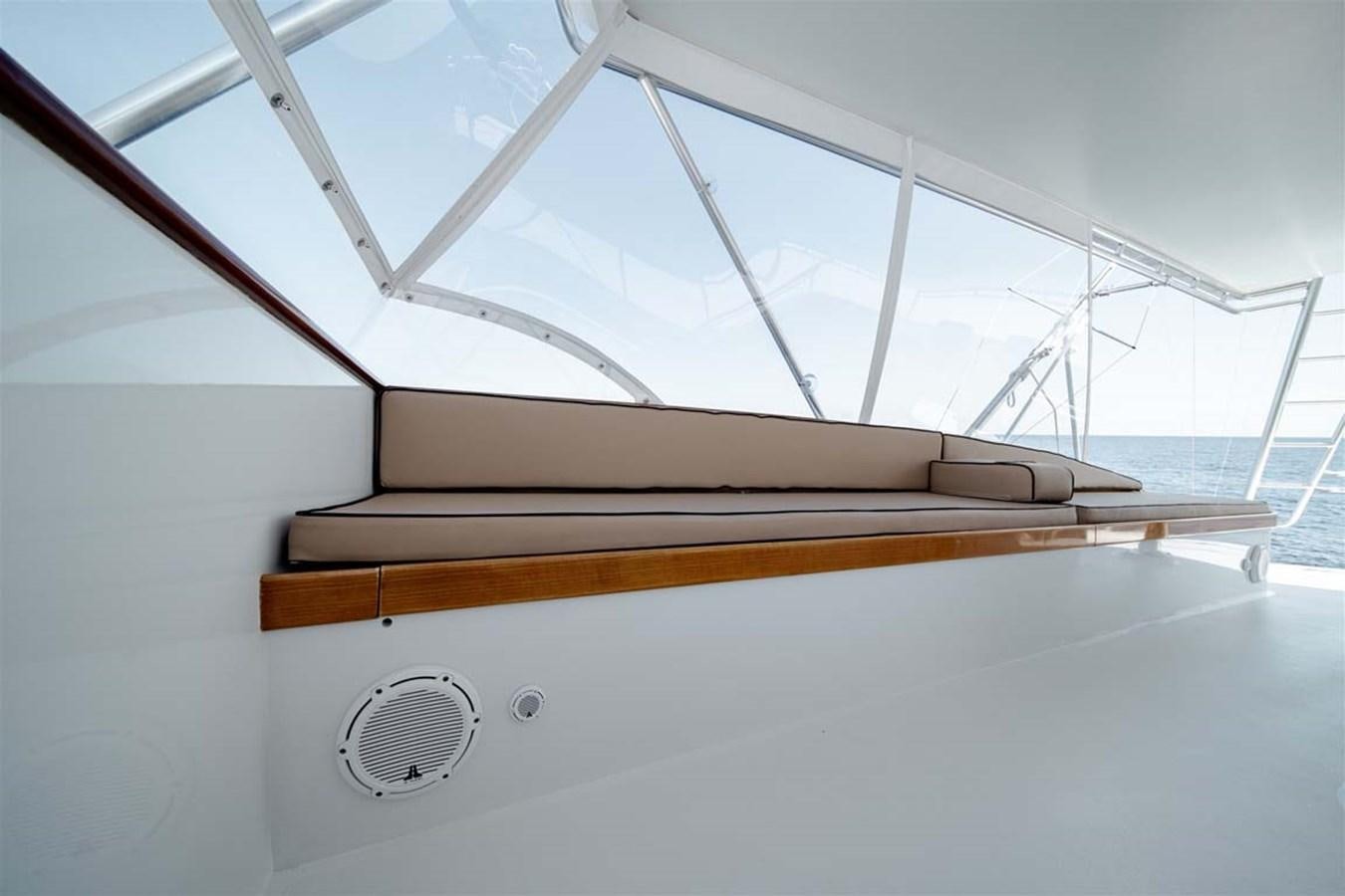 a wooden boat on a wooden platform aboard SILKY Yacht for Sale