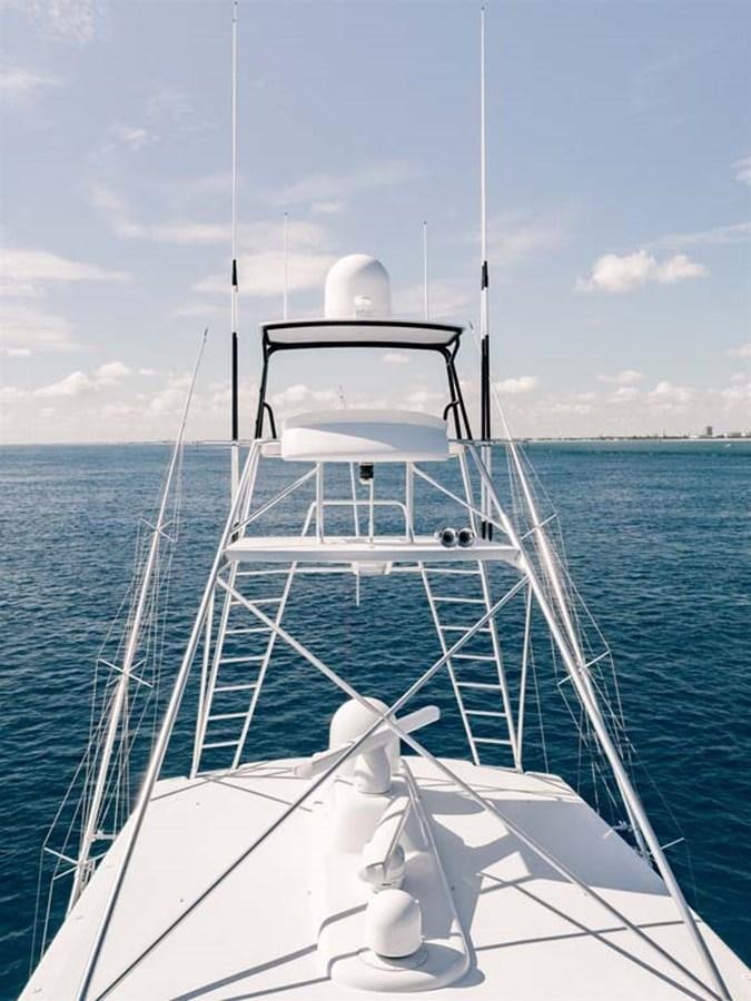 a white boat in the water aboard SILKY Yacht for Sale
