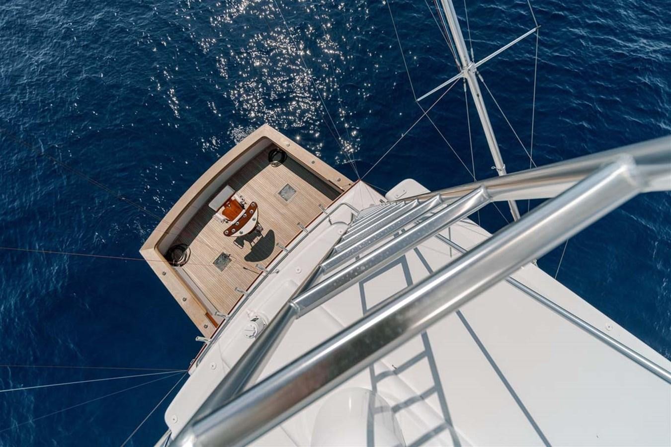 a white boat in the water aboard SILKY Yacht for Sale