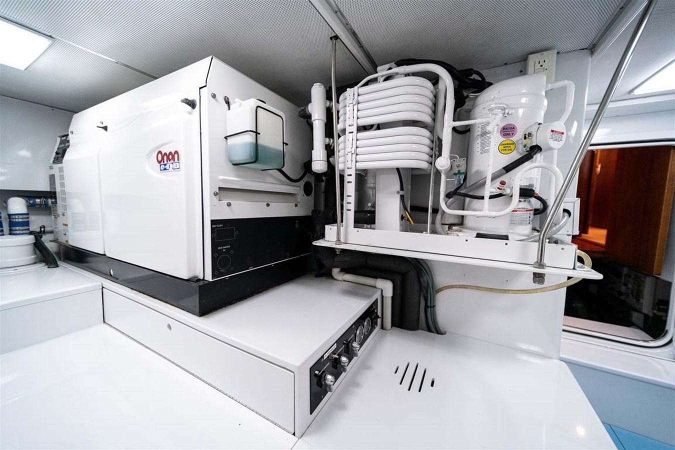 a machine with a large white object on the top aboard SILKY Yacht for Sale