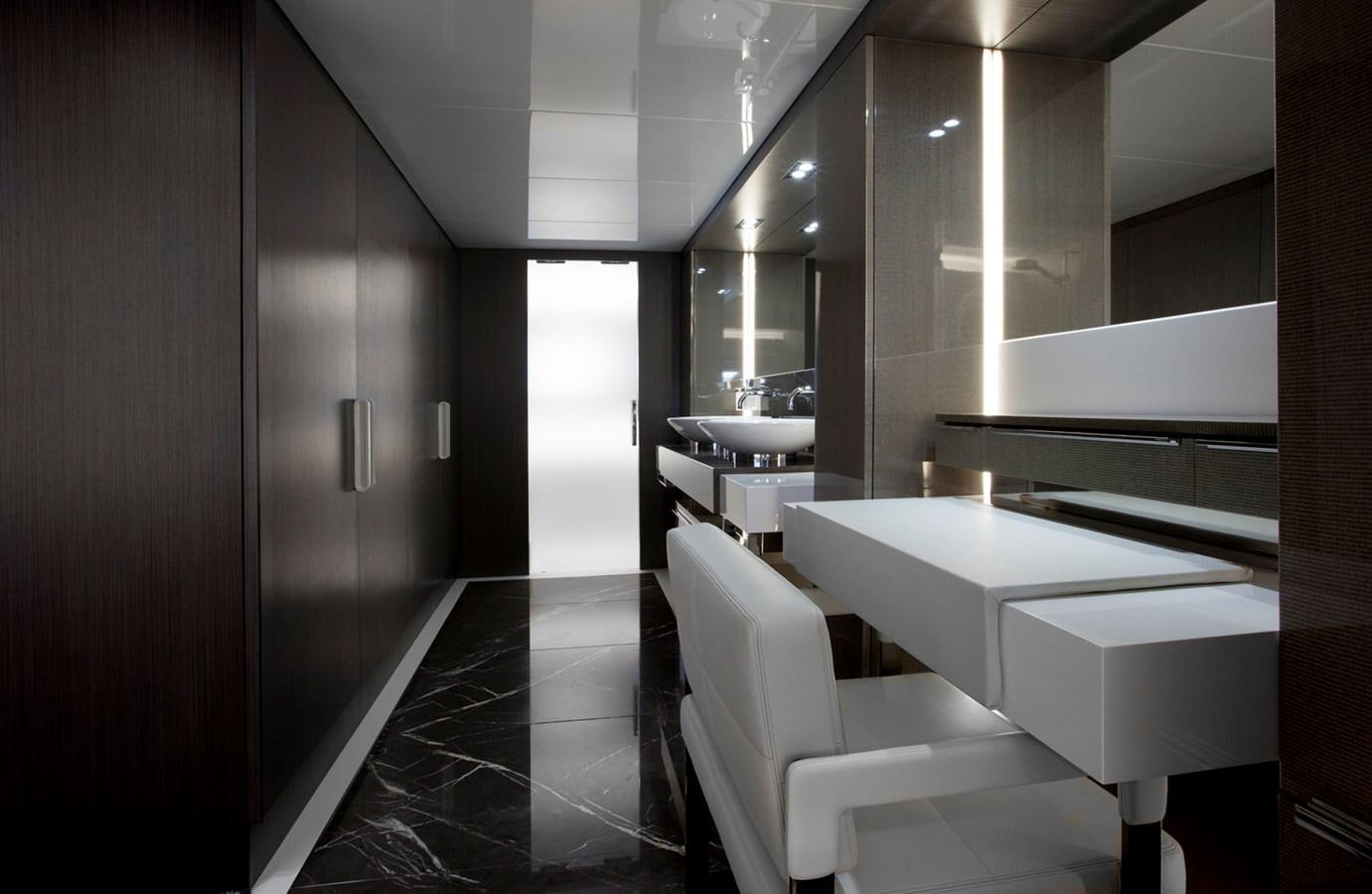 a room with a sink and a bathtub aboard MARCELLO Yacht for Sale