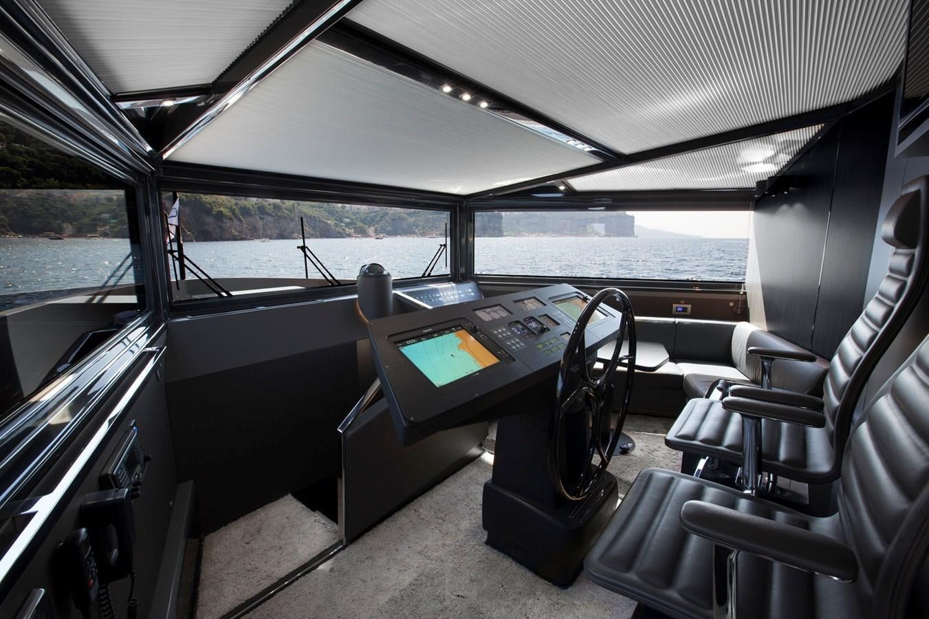 inside of a car aboard MARCELLO Yacht for Sale