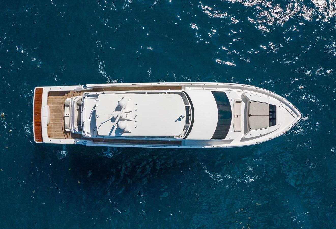 a boat in the water aboard NEW VIKING 82 COCKPIT MOTOR YACHT Yacht for Sale