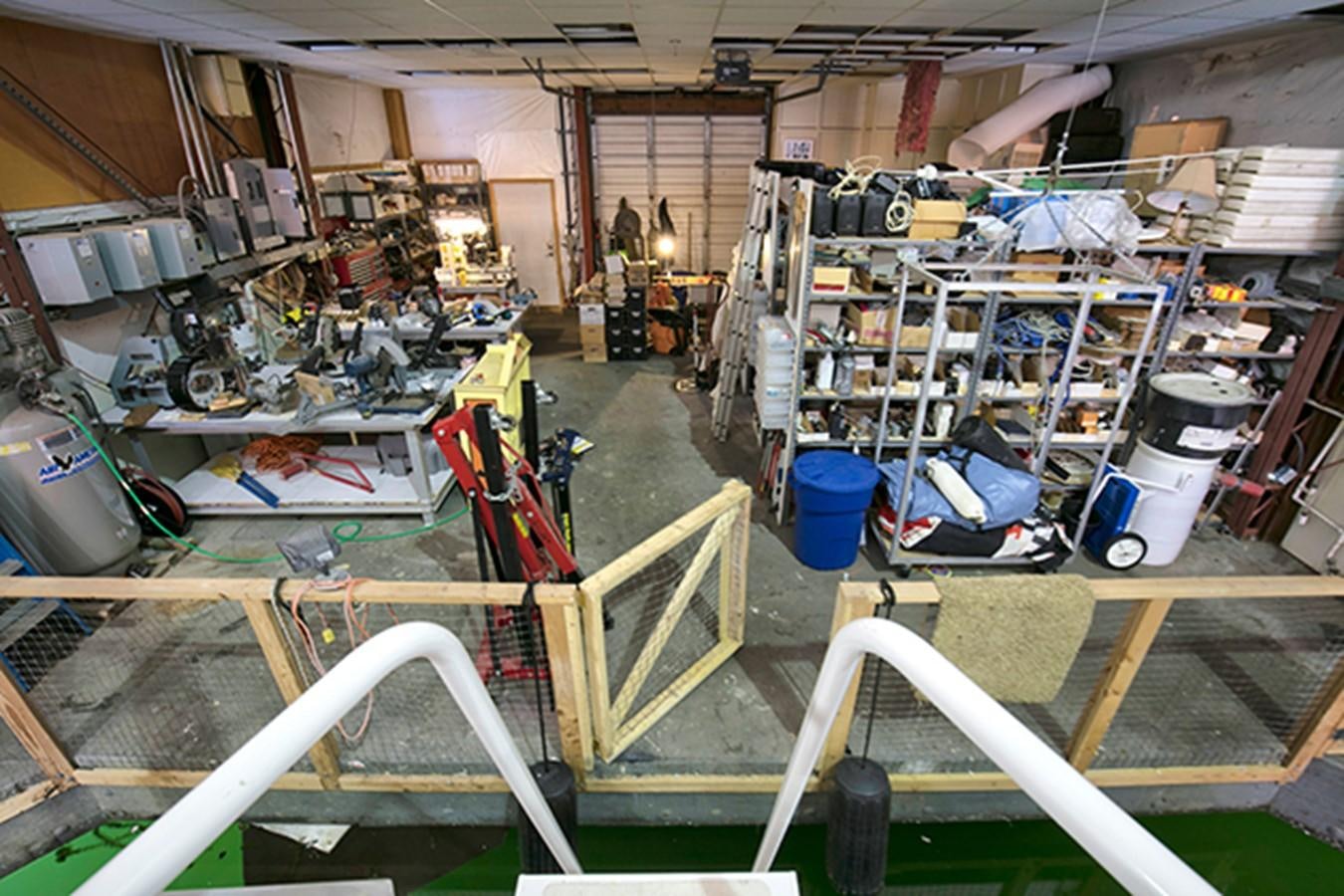 a room full of machines aboard EXCALIBUR Yacht for Sale