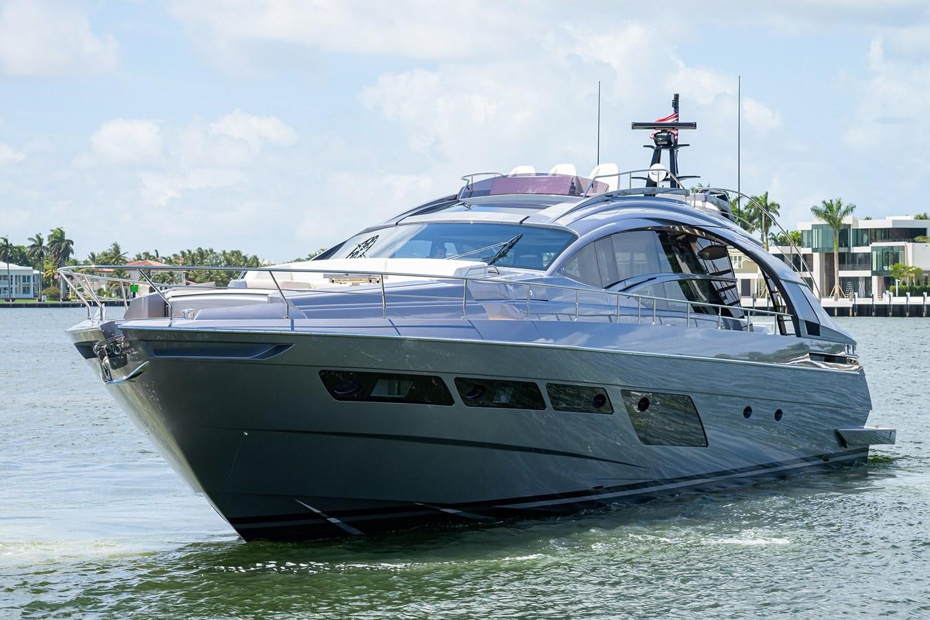 a white yacht in the water aboard ON THE MOVE Yacht for Sale
