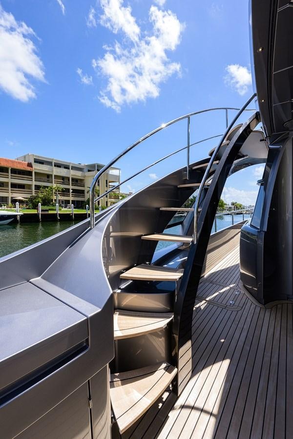 a boat on a deck aboard ON THE MOVE Yacht for Sale