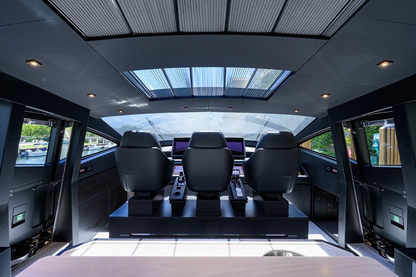 inside of a vehicle aboard ON THE MOVE Yacht for Sale