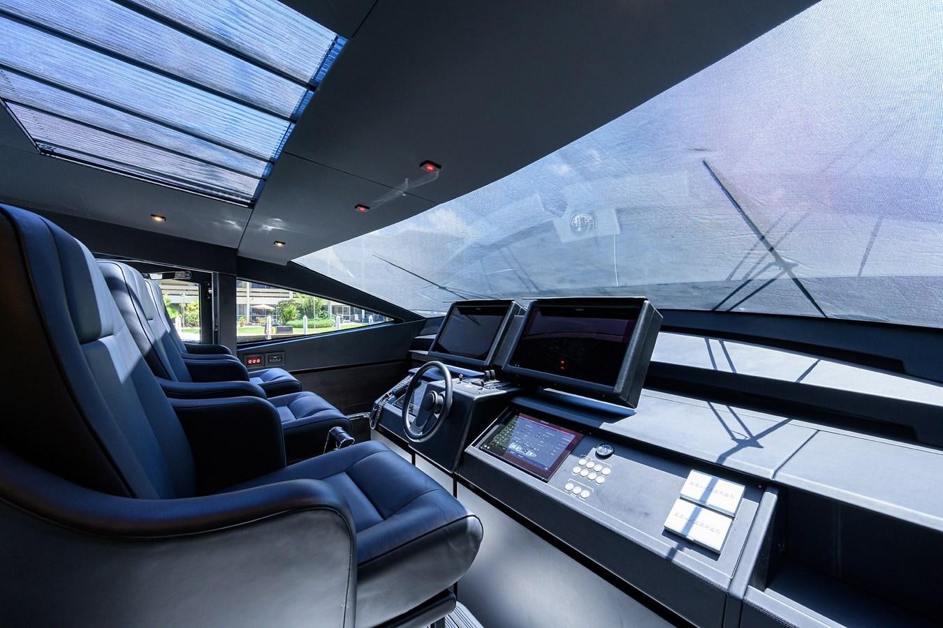 inside of a car aboard ON THE MOVE Yacht for Sale