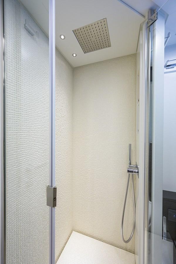 a wall with a light switch aboard ON THE MOVE Yacht for Sale